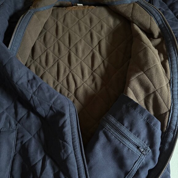 Peter Millar Full Zip Chesapeake Quilted Fleece Lined Suffolk Jacket - Men's M - Picture 5 of 9